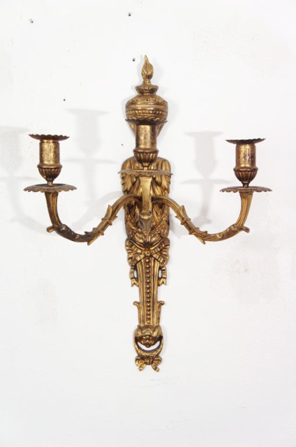 6005LZ - Pair of Bronze Sconces (1)