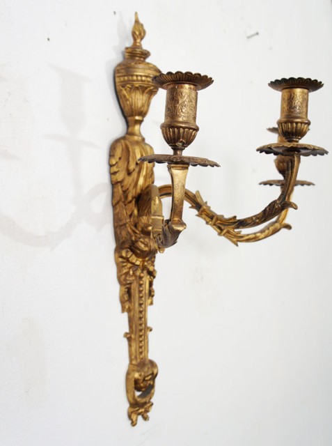 6005LZ - Pair of Bronze Sconces (5)