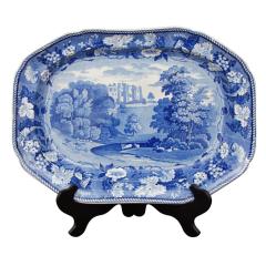 Staffordshire Platter "Brancepeth Castle"