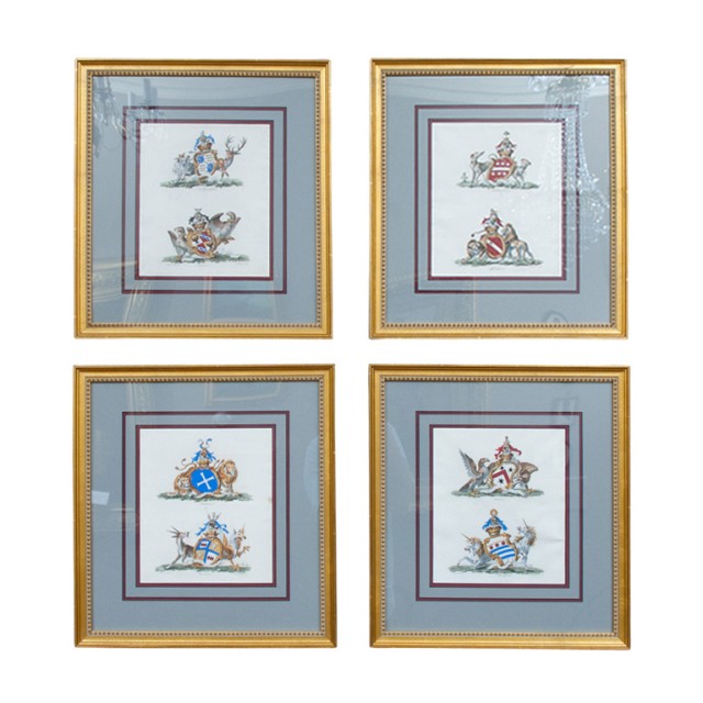 8374AP - Set of Armorial Engravings