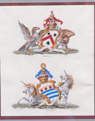 8374AP - Set of Armorial Engravings (4)