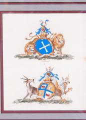 8374AP - Set of Armorial Engravings (7)