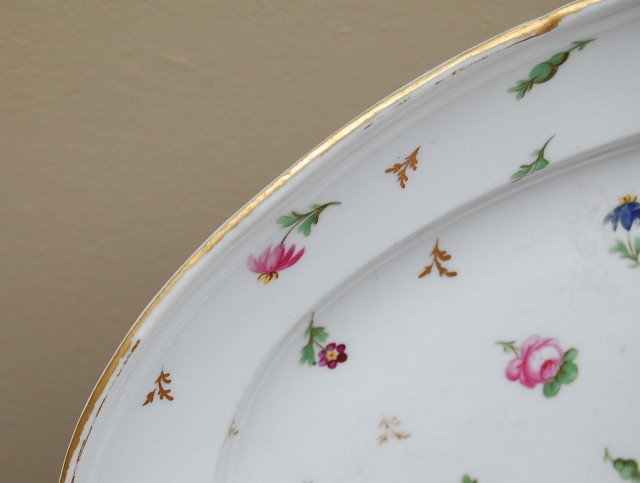 8458AB - Pair of Old Paris Platters (2)