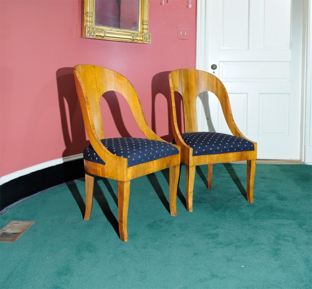 The pair in a room, showing scale.