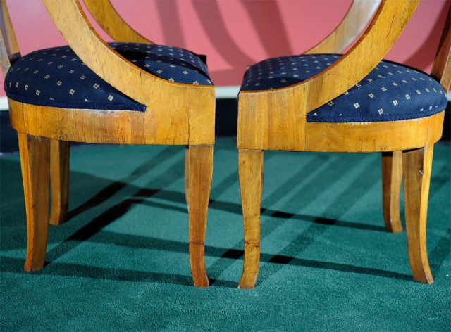 Side view of both chairs