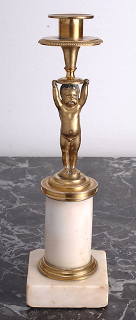 7674LB - Pair of Putti Candlesticks (2)